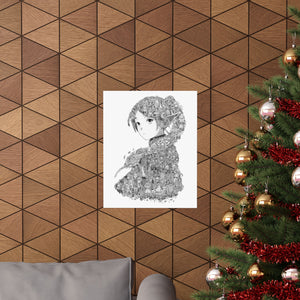 FRIEREN BLACK & WHITE POSTER FRIEREN BLACK & WHITE POSTER