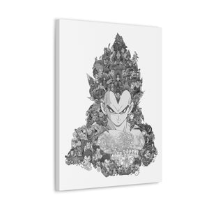 VEGETA SSJ4 BLACK & WHITE CANVAS VEGETA SSJ4 BLACK & WHITE CANVAS