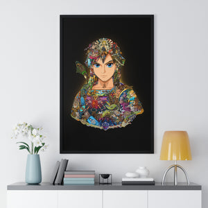 LINK COLOR FRAMED POSTER LINK COLOR FRAMED POSTER