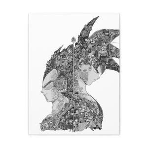 GOKU VEGETA BLACK & WHITE CANVAS (Clean ver) GOKU VEGETA BLACK & WHITE CANVAS (Clean ver)