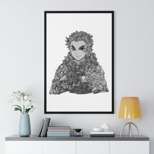 RENGOKU BLACK & WHITE FRAMED POSTER RENGOKU BLACK & WHITE FRAMED POSTER