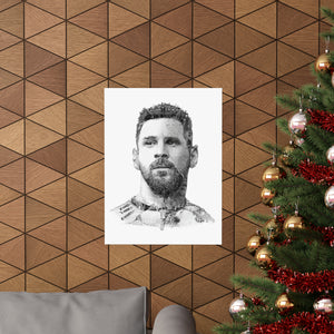 MESSI 2023 BLACK & WHITE POSTER MESSI 2023 BLACK & WHITE POSTER