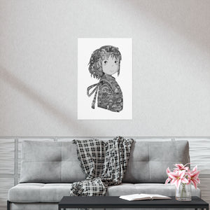 CHIHIRO BLACK & WHITE POSTER CHIHIRO BLACK & WHITE POSTER