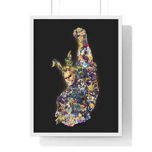 ALL MIGHT COLOR FRAMED POSTER ALL MIGHT COLOR FRAMED POSTER