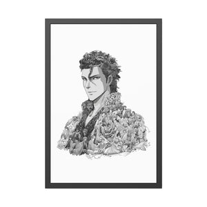 AIZEN BLACK & WHITE FRAMED POSTER AIZEN BLACK & WHITE FRAMED POSTER