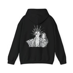 KENPACHI BLACK & WHITE HOODIE (Ship from Viet Nam) KENPACHI BLACK & WHITE HOODIE (Ship from Viet Nam)