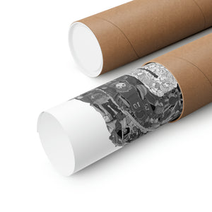 HINATA BLACK & WHITE POSTER HINATA BLACK & WHITE POSTER