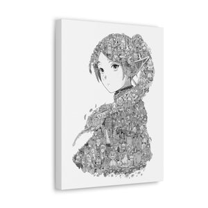 FRIEREN BLACK & WHITE CANVAS FRIEREN BLACK & WHITE CANVAS