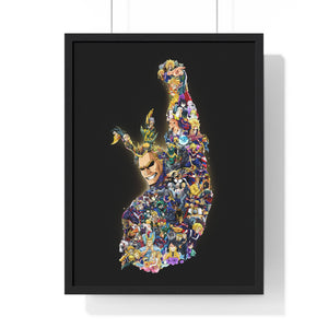 ALL MIGHT COLOR FRAMED POSTER ALL MIGHT COLOR FRAMED POSTER