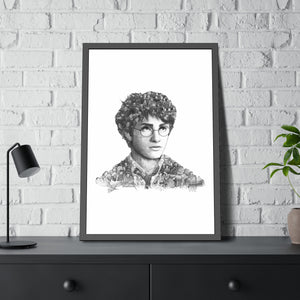 HARRY POTTER BLACK & WHITE FRAMED POSTER HARRY POTTER BLACK & WHITE FRAMED POSTER