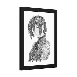 REZE BLACK & WHITE FRAMED POSTER REZE BLACK & WHITE FRAMED POSTER