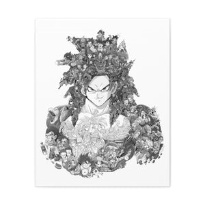 GOKU SSJ4 BLACK & WHITE CANVAS GOKU SSJ4 BLACK & WHITE CANVAS