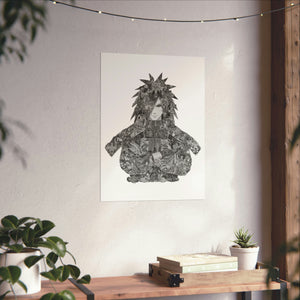 MADARA BLACK & WHITE POSTER MADARA BLACK & WHITE POSTER