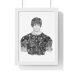 TOJI BLACK & WHITE FRAMED POSTER TOJI BLACK & WHITE FRAMED POSTER