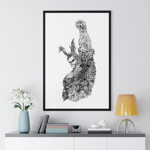 ALL MIGHT BLACK & WHITE FRAMED POSTER ALL MIGHT BLACK & WHITE FRAMED POSTER