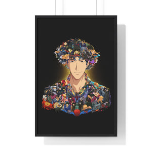 SPIKE SPIEGEL COLOR FRAMED POSTER SPIKE SPIEGEL COLOR FRAMED POSTER