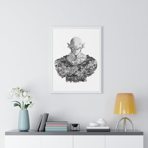 PICCOLO BLACK & WHITE FRAMED POSTER PICCOLO BLACK & WHITE FRAMED POSTER