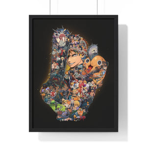 DENJI COLOR FRAMED POSTER DENJI COLOR FRAMED POSTER