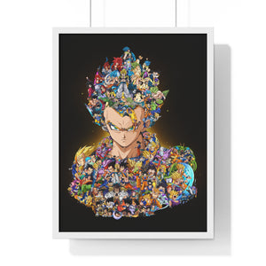 GOGETA COLOR FRAMED POSTER GOGETA COLOR FRAMED POSTER