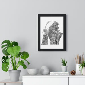 EDWARD ALPHONSE BLACK & WHITE FRAMED POSTER EDWARD ALPHONSE BLACK & WHITE FRAMED POSTER