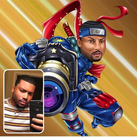 Turned Ninja landing_art ninja