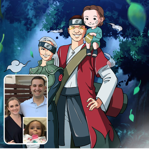 Turned Ninja landing_art ninja