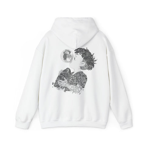 PONYO BLACK & WHITE HOODIE (Ship from Viet Nam)