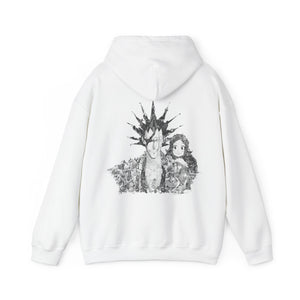 KENPACHI BLACK & WHITE HOODIE (Ship from Viet Nam) KENPACHI BLACK & WHITE HOODIE (Ship from Viet Nam)