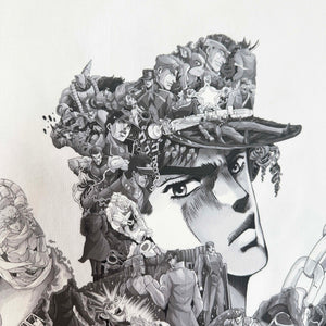 JOTARO PREMIUM T-SHIRT (Art on back - Ship from Viet Nam) JOTARO PREMIUM T-SHIRT (Art on back - Ship from Viet Nam)