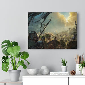 BATTLE OF THE PELENNOR FIELDS CANVAS BATTLE OF THE PELENNOR FIELDS CANVAS