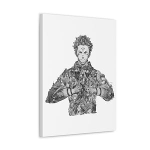 SUKUNA BLACK & WHITE CANVAS SUKUNA BLACK & WHITE CANVAS