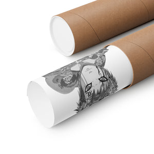 GAARA BLACK & WHITE POSTER GAARA BLACK & WHITE POSTER