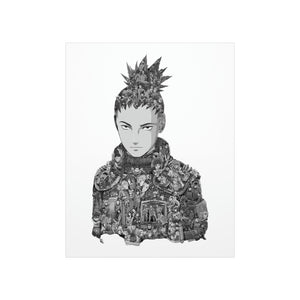 SHIKAMARU BLACK & WHITE POSTER SHIKAMARU BLACK & WHITE POSTER