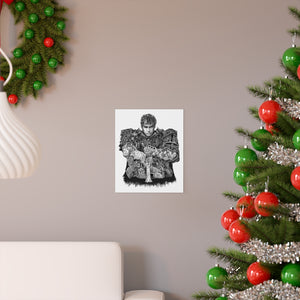 GUTS BLACK & WHITE POSTER GUTS BLACK & WHITE POSTER