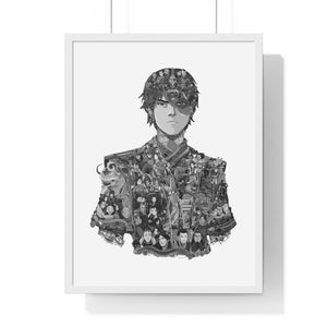 ZUKO BLACK & WHITE FRAMED POSTER ZUKO BLACK & WHITE FRAMED POSTER