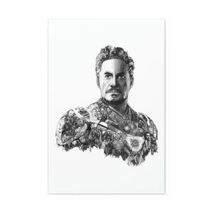 IRON MAN BLACK & WHITE CANVAS IRON MAN BLACK & WHITE CANVAS