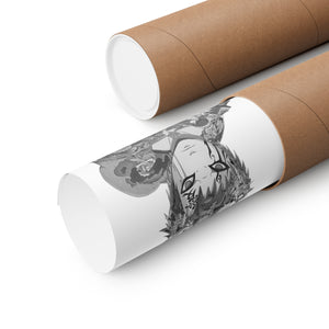 GAARA BLACK & WHITE POSTER GAARA BLACK & WHITE POSTER