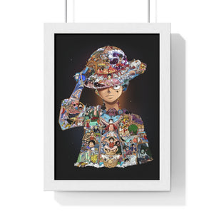 LUFFY COLOR FRAMED POSTER LUFFY COLOR FRAMED POSTER