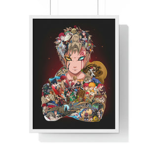 GAARA COLOR FRAMED POSTER GAARA COLOR FRAMED POSTER