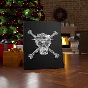 MUGIWARA JOLLY ROGER BLACK & WHITE CANVAS MUGIWARA JOLLY ROGER BLACK & WHITE CANVAS
