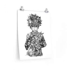 KILLUA BLACK & WHITE POSTER KILLUA BLACK & WHITE POSTER