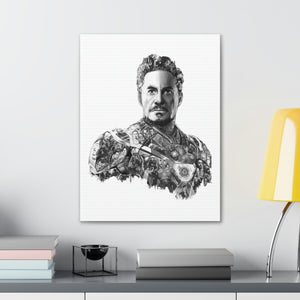 IRON MAN BLACK & WHITE CANVAS IRON MAN BLACK & WHITE CANVAS