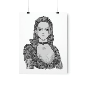 ROBIN BLACK & WHITE POSTER ROBIN BLACK & WHITE POSTER