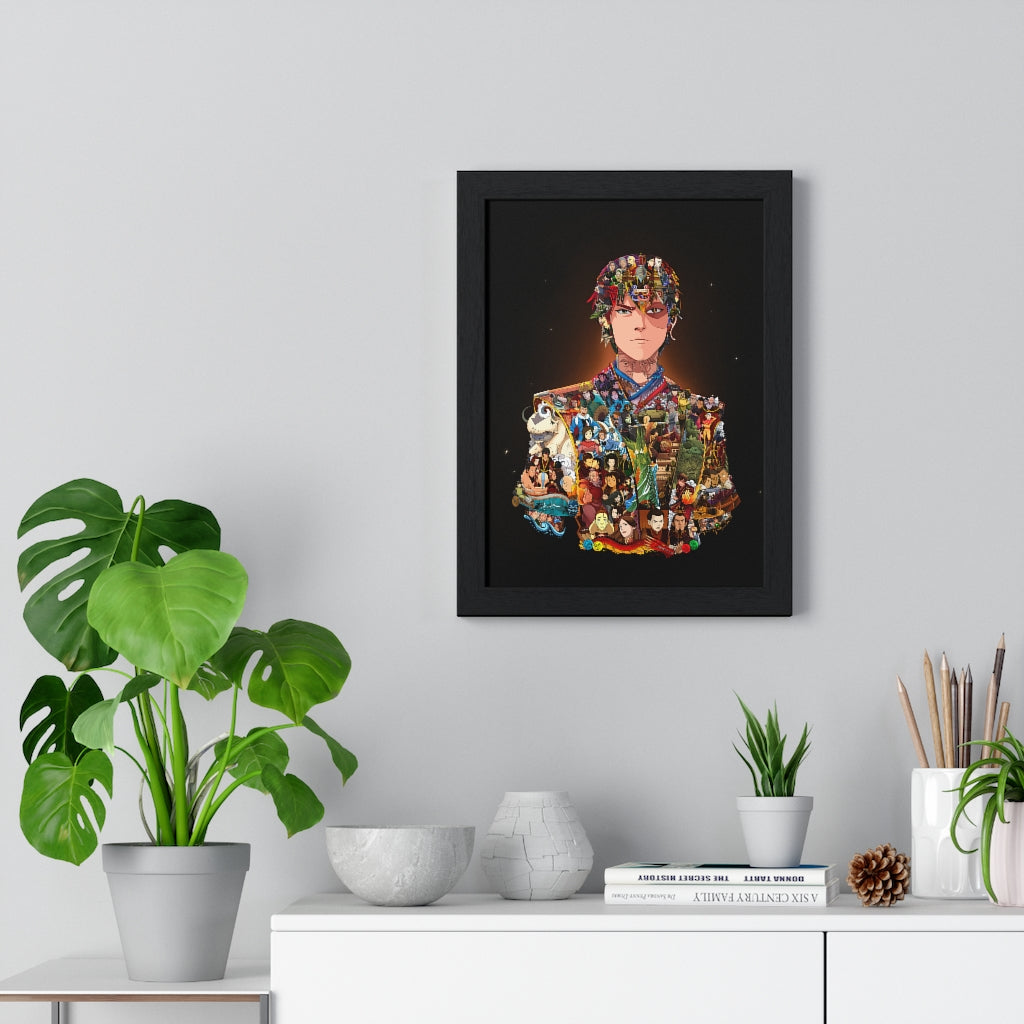 Zuko Color Pattern ZUKO COLOR FRAMED POSTER
