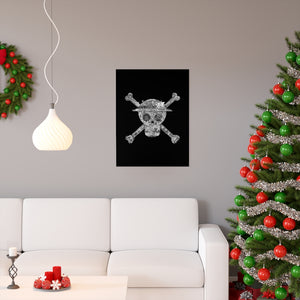 MUGIWARA JOLLY ROGER BLACK & WHITE POSTER MUGIWARA JOLLY ROGER BLACK & WHITE POSTER