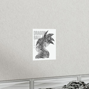 GOKU VEGETA BLACK & WHITE POSTER GOKU VEGETA BLACK & WHITE POSTER