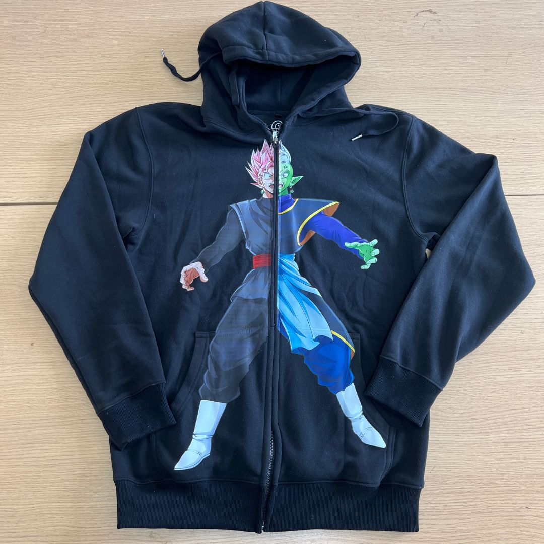 GOKU ZAMASU ZIP HOODIE