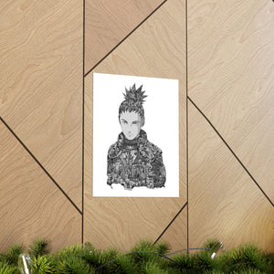 SHIKAMARU BLACK & WHITE POSTER SHIKAMARU BLACK & WHITE POSTER