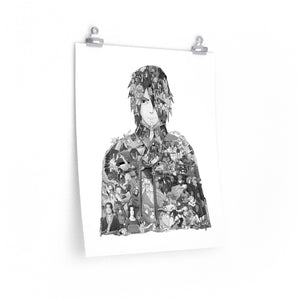 SASUKE BLACK & WHITE POSTER SASUKE BLACK & WHITE POSTER