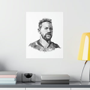 NEYMAR BLACK & WHITE POSTER NEYMAR BLACK & WHITE POSTER